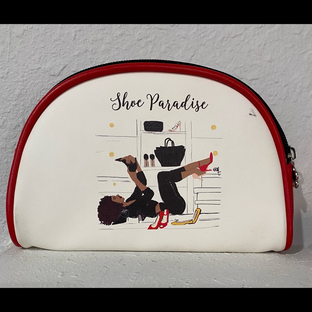 Shoe Paradise Make up Bag 5” H x 8” L